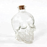 Бутылка стеклянная "Череп" 1,0л, 62-В32-1000